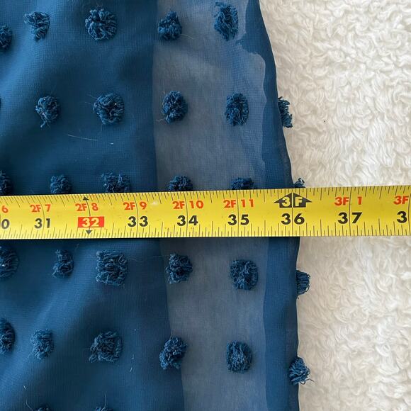 Kirundo Women’s Long Sleeve Blue V Neck Knee Length Dress Size Large - Picture 5 of 9